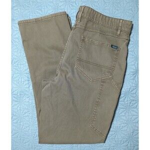Woolrich Jeans Men's 34x30 Straight 5 Pocket Pants +Utility Pocket Stretch Green